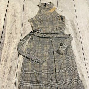 Tuckernuck Exclusive Do + Be Halter Peep Hem Midi Dress Size M NWT!